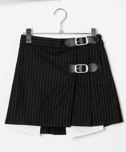 WEGO（ウィゴー）の「WEGO/ラッププリーツローライズミニスカパン（スカート・レディース・ブラック/ブラック系その他4・FREE）」の10枚目の写真