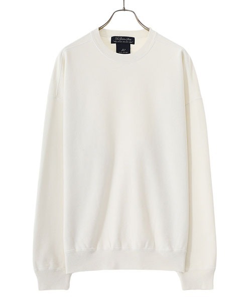 REMI RELIEF NAVY LABEL（レミレリーフネイビーレーベル）の「REMI RELIEF NAVY LABEL / レミレリーフ ネイビーレーベル：SP加工裏毛クルー：RN24329218AK[STD]（スウェット・メンズ・サックスブルー系/ヘザーグレー/オフホワイト・M/L/S）」の2枚目の写真