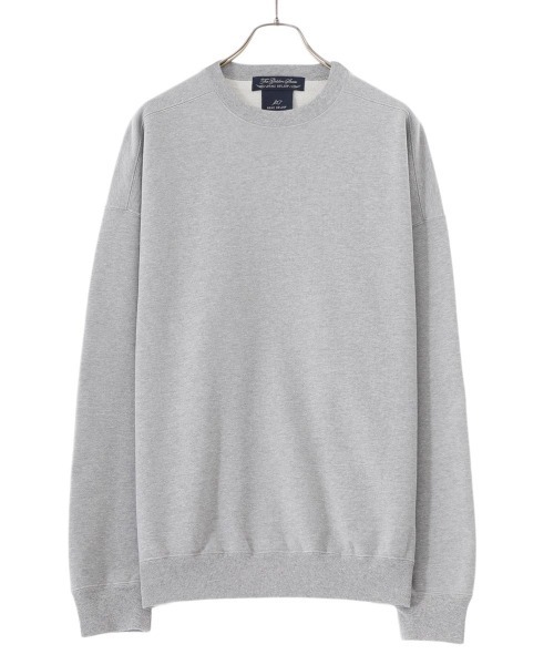 REMI RELIEF NAVY LABEL（レミレリーフネイビーレーベル）の「REMI RELIEF NAVY LABEL / レミレリーフ ネイビーレーベル：SP加工裏毛クルー：RN24329218AK[STD]（スウェット・メンズ・サックスブルー系/ヘザーグレー/オフホワイト・M/L/S）」の13枚目の写真