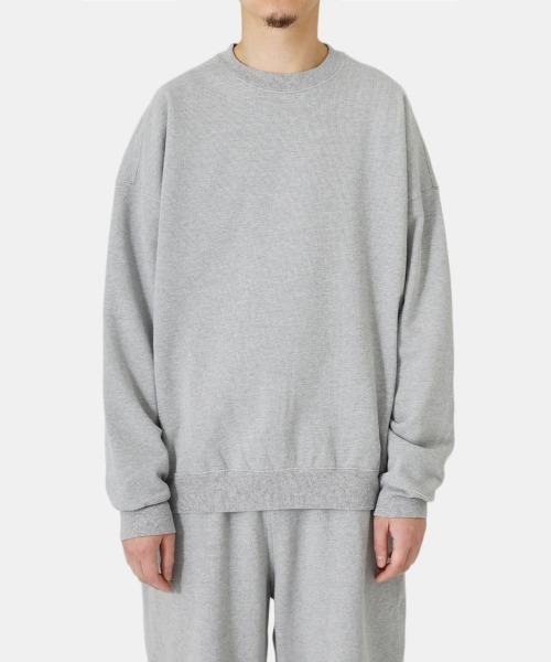 REMI RELIEF NAVY LABEL（レミレリーフネイビーレーベル）の「REMI RELIEF NAVY LABEL / レミレリーフ ネイビーレーベル：SP加工裏毛クルー：RN24329218AK[STD]（スウェット・メンズ・サックスブルー系/ヘザーグレー/オフホワイト・M/L/S）」の17枚目の写真