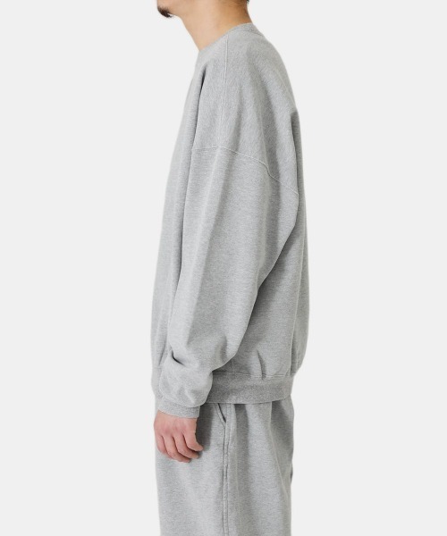 REMI RELIEF NAVY LABEL（レミレリーフネイビーレーベル）の「REMI RELIEF NAVY LABEL / レミレリーフ ネイビーレーベル：SP加工裏毛クルー：RN24329218AK[STD]（スウェット・メンズ・サックスブルー系/ヘザーグレー/オフホワイト・M/L/S）」の18枚目の写真