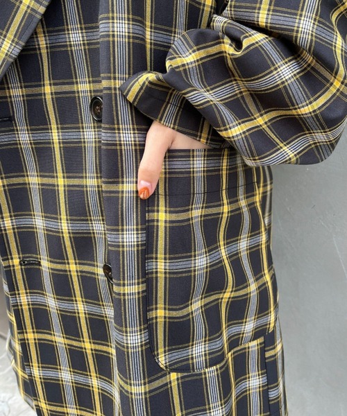 CIAOPANIC（チャオパニック）の「ビッグカラーテーラードジャケット（テーラードジャケット・レディース・グレー/ブラック/ベージュ・FREE）」の17枚目の写真