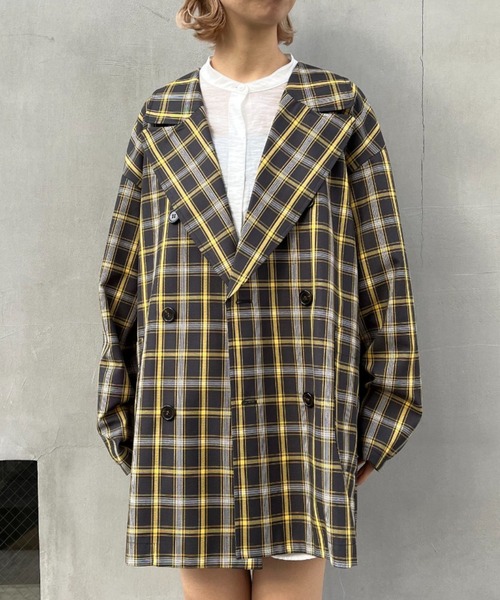 CIAOPANIC（チャオパニック）の「ビッグカラーテーラードジャケット（テーラードジャケット・レディース・グレー/ブラック/ベージュ・FREE）」の11枚目の写真