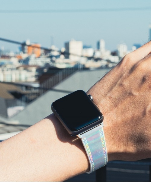 zandy/ズィー・アンド・ワイ Apple Watch【オーロラレザーバンド