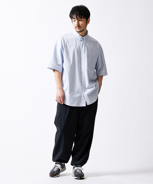 JOURNAL STANDARD(ジャーナルスタンダード)の「【THOMAS MASON】ファットシルエットボタンダウン S/Sシャツ(シャツ/ブラウス・メンズ・グレー/コバルトブルー/ネイビー/ブルー系その他/ダークブルー・MEDIUM/SMALL/LARGE)」の16枚目の写真