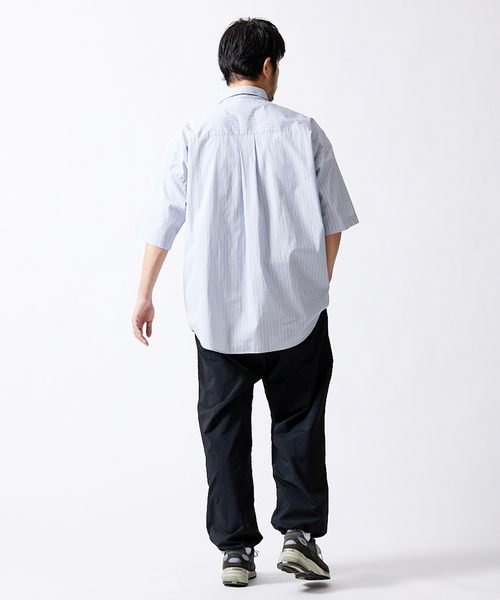 JOURNAL STANDARD(ジャーナルスタンダード)の「【THOMAS MASON】ファットシルエットボタンダウン S/Sシャツ(シャツ/ブラウス・メンズ・グレー/コバルトブルー/ネイビー/ブルー系その他/ダークブルー・MEDIUM/SMALL/LARGE)」の18枚目の写真