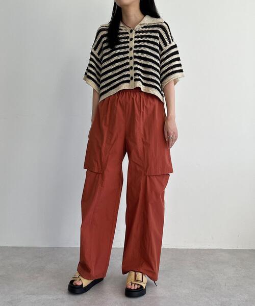 CITEN(シテン)の「<CITEN>シャカシャカ バルーンパンツ(その他パンツ・レディース・ライトブルー/ブラウン/オレンジ/ブラック・S/M)」の2枚目の写真