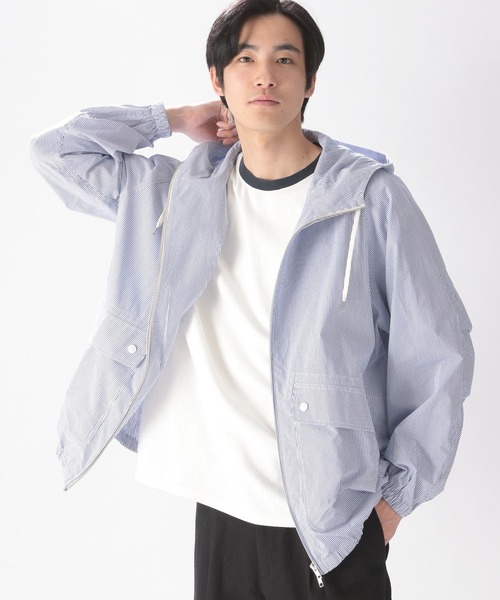 niko and...（ニコアンド）の「ブロードセーリングパーカー（その他アウター・メンズ・その他1/その他2/サックスブルー・MEDIUM/LARGE）」の2枚目の写真