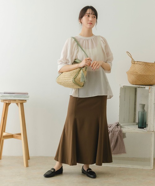 RODE SKO（ロデスコ）の「タッセル付きペーパーミニバッグ（かごバッグ・レディース・ベージュ/ナチュラル/ベージュ系その他・ONE）」の15枚目の写真