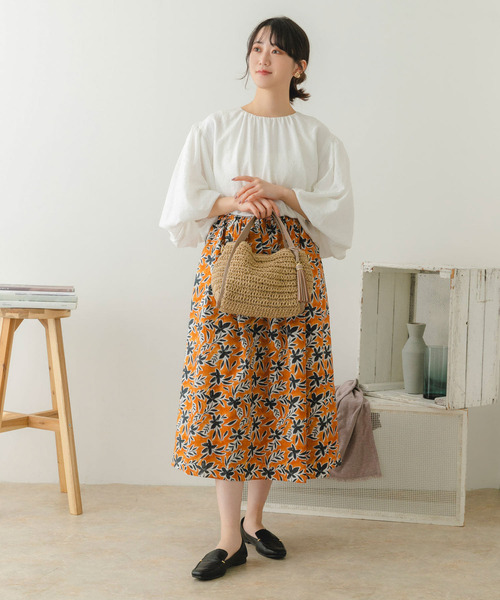 RODE SKO（ロデスコ）の「タッセル付きペーパーミニバッグ（かごバッグ・レディース・ベージュ/ナチュラル/ベージュ系その他・ONE）」の21枚目の写真