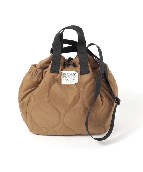 FREDRIK PACKERS(フレドリックパッカーズ)の「【FREDRIK PACKERS】70D BLOOM SHOULDER QUILTING(ショルダーバッグ・レディース・ベージュ/ブラック/オリーブ・FREE)」の12枚目の写真
