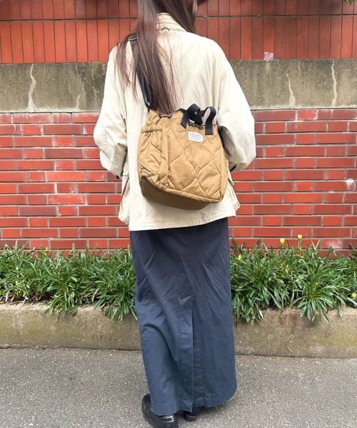 FREDRIK PACKERS(フレドリックパッカーズ)の「【FREDRIK PACKERS】70D BLOOM SHOULDER QUILTING(ショルダーバッグ・レディース・ベージュ/ブラック/オリーブ・FREE)」の10枚目の写真
