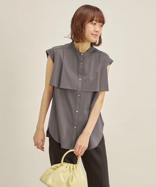 アルベロベロ⭐︎ふわっとデザイン　重ね着 グレースハウス】Lサイズ 美品！ ベロア風 透け感 羽織 オーバー