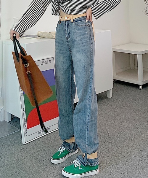 Vipoa（ヴィポア）の「ルーズシルエットリメイクデザインデニム