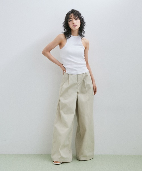 MILLER(ミラー)の「【Miller for ADAM ET ROPE'】Cup付アメリカンスリーブタンクトップ(タンクトップ・レディース・ブラック/ホワイト/ピンク・FREE)」の12枚目の写真