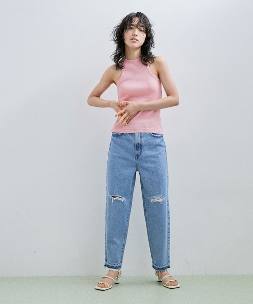 MILLER(ミラー)の「【Miller for ADAM ET ROPE'】Cup付アメリカンスリーブタンクトップ(タンクトップ・レディース・ブラック/ホワイト/ピンク・FREE)」の10枚目の写真