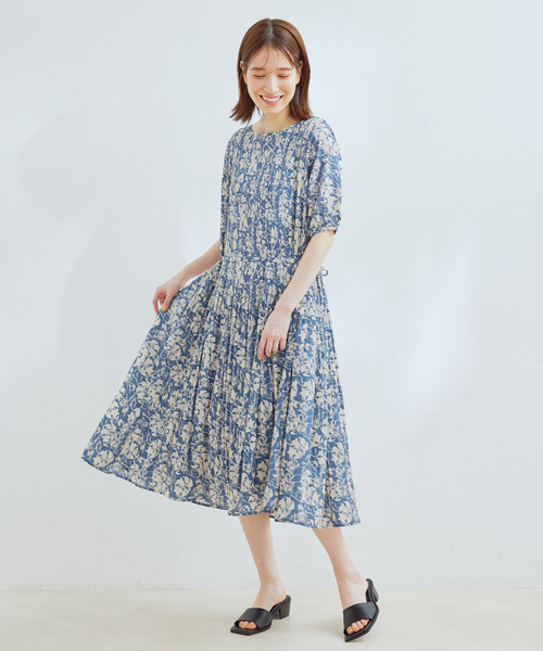 Jayro(ジャイロ)の「プリーツワンピース(ワンピース・レディース・ブラック/ブルー/ピンク・M)」の9枚目の写真