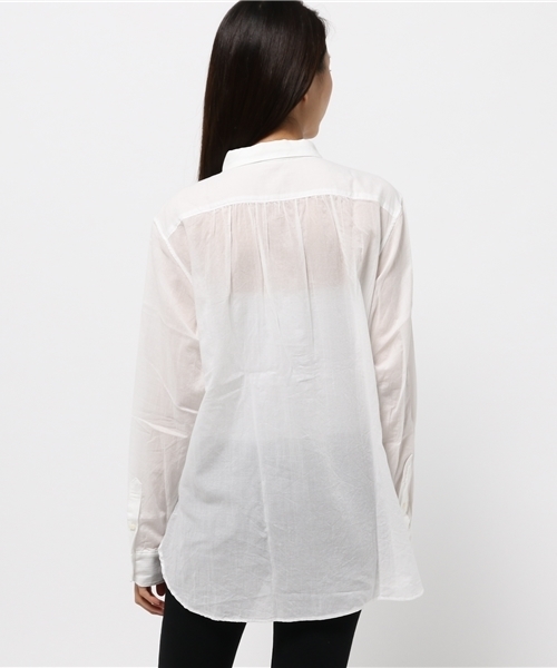 AULA AILA（アウラアイラ）の「Aula  Aila　コットンシャツ（シャツ/ブラウス・レディース・ホワイト・0）」の7枚目の写真