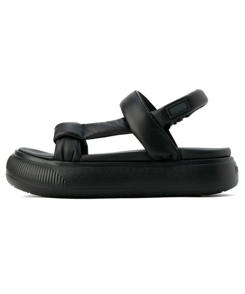 PUMA（プーマ）の「PUMA プーマ ウィメンズ スウェード マユ サマー サンダル（サンダル・レディース・ブラック/ベージュ系その他・23.0cm/22.0cm/24.0cm/25.0cm/26.0cm）」の2枚目の写真