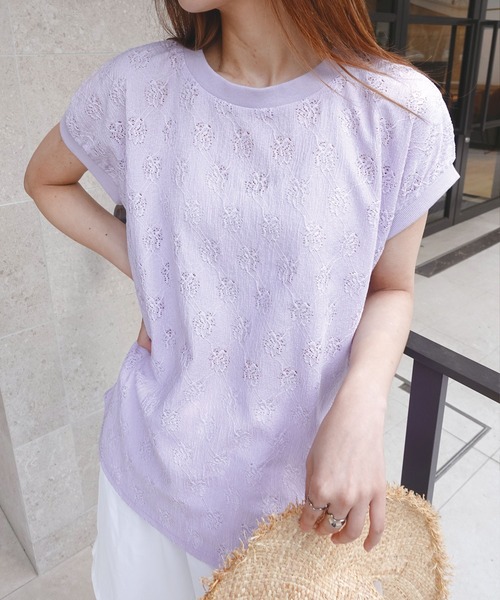 tシャツ コットンストレッチプルオーバー レディース and it_ カットソー レディース 半袖 春夏 おしゃれ 接触冷感