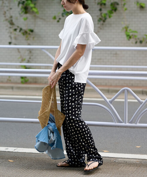 SLOBE IENA（スローブイエナ）の「《追加》20/-天竺フリルプル