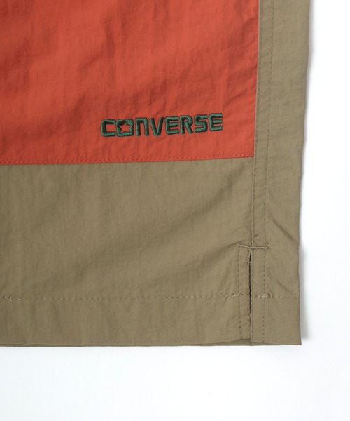CONVERSE（コンバース）の「CONVERSE/コンバース ワンポイントロゴ刺繍 ナイロンバギーショーツ ショートパンツ（その他パンツ・メンズ・グリーン系その他/ベージュ/ブラック/ベージュ系その他/カーキ/ブラック系その他・L/M/LL）」の10枚目の写真