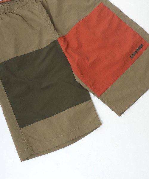 CONVERSE（コンバース）の「CONVERSE/コンバース ワンポイントロゴ刺繍 ナイロンバギーショーツ ショートパンツ（その他パンツ・メンズ・グリーン系その他/ベージュ/ブラック/ベージュ系その他/カーキ/ブラック系その他・L/M/LL）」の12枚目の写真