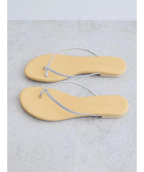 AMERICAN HOLIC（アメリカンホリック）の「編み込みトングサンダル（サンダル・レディース・シルバー・S/M/L）」の9枚目の写真