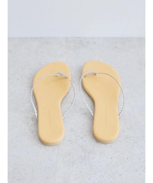 AMERICAN HOLIC（アメリカンホリック）の「編み込みトングサンダル（サンダル・レディース・シルバー・S/M/L）」の10枚目の写真