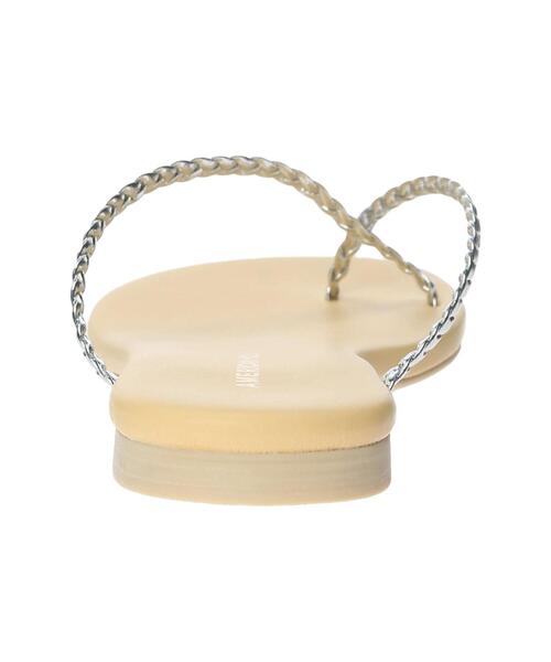 AMERICAN HOLIC（アメリカンホリック）の「編み込みトングサンダル（サンダル・レディース・シルバー・S/M/L）」の11枚目の写真