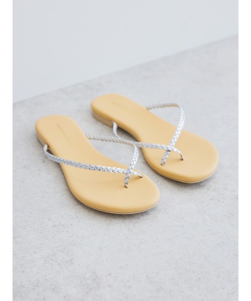 AMERICAN HOLIC（アメリカンホリック）の「編み込みトングサンダル（サンダル・レディース・シルバー・S/M/L）」の17枚目の写真