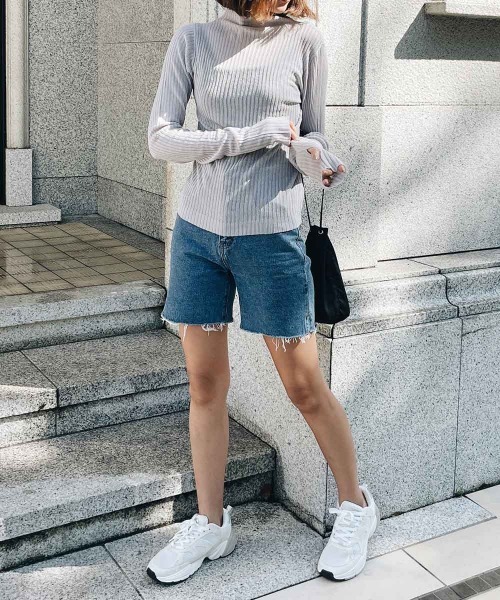 ハイネックシアーニット（ニット/セーター）｜esutoreja（エストレジャ）