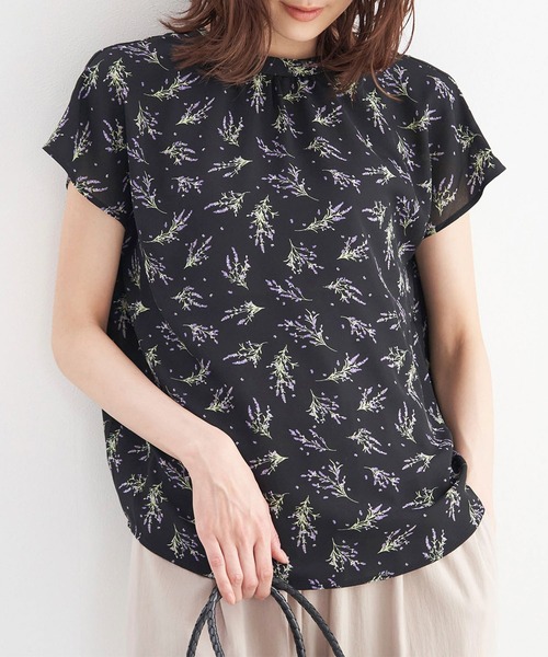 ROPE' PICNIC（ロペピクニック）の「2WAY/スタンドブラウス（シャツ/ブラウス・レディース・ホワイト/ホワイト系その他/ブラック系その他/ホワイト系その他2/ブラック・38）」の8枚目の写真