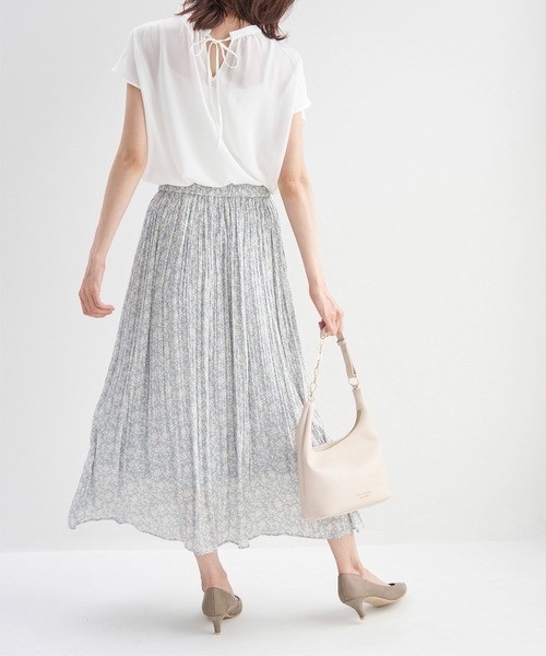 ROPE' PICNIC（ロペピクニック）の「2WAY/スタンドブラウス（シャツ/ブラウス・レディース・ホワイト/ホワイト系その他/ブラック系その他/ホワイト系その他2/ブラック・38）」の14枚目の写真