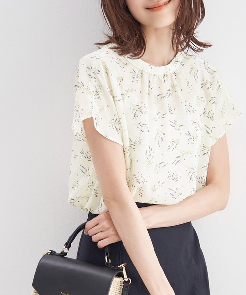 ROPE' PICNIC（ロペピクニック）の「2WAY/スタンドブラウス（シャツ/ブラウス・レディース・ホワイト/ホワイト系その他/ブラック系その他/ホワイト系その他2/ブラック・38）」の16枚目の写真