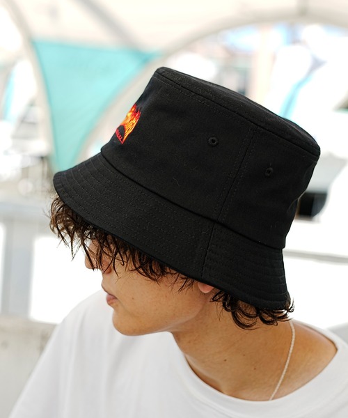 THRASHER/スラッシャー バケットハット FLAME LOGO BUCKET 23TH-H03