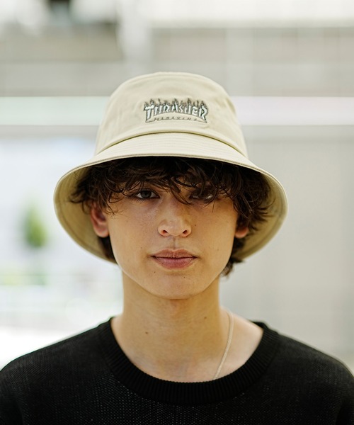 THRASHER/スラッシャー バケットハット FLAME LOGO BUCKET 23TH