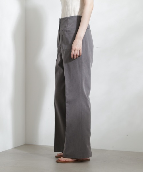 N.(N. Natural Beauty Basic)(エヌエヌナチュラルビューティーベーシック)の「【S Size Line】◆フロントポケットセミフレアパンツ(スラックス・レディース・グレー/レッド・SMALL/MEDIUM)」の20枚目の写真