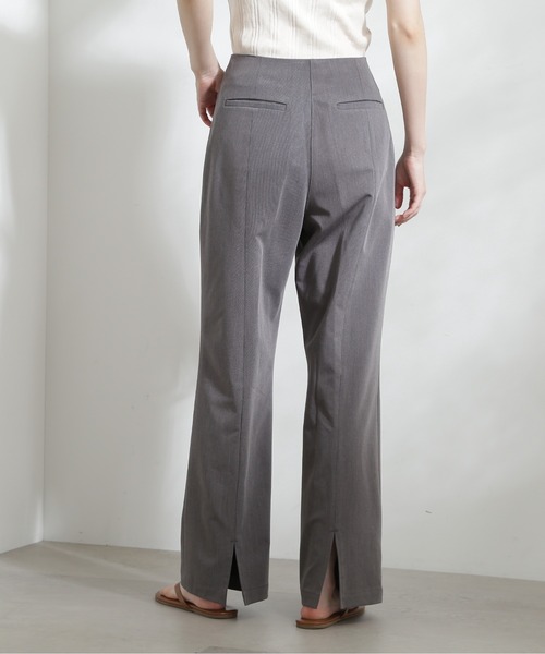 N.(N. Natural Beauty Basic)(エヌエヌナチュラルビューティーベーシック)の「【S Size Line】◆フロントポケットセミフレアパンツ(スラックス・レディース・グレー/レッド・SMALL/MEDIUM)」の6枚目の写真