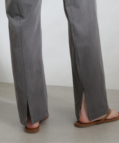 N.(N. Natural Beauty Basic)(エヌエヌナチュラルビューティーベーシック)の「【S Size Line】◆フロントポケットセミフレアパンツ(スラックス・レディース・グレー/レッド・SMALL/MEDIUM)」の11枚目の写真