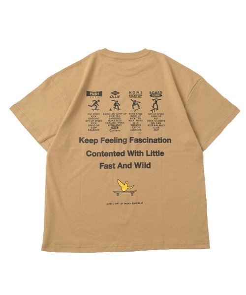 GLAZOS(グラソス)の「【(What it isNt)ART BY MARKGONZALES/ワットイットイズントマークゴンザレス】バックプリント半袖Tシャツ(Tシャツ/カットソー・キッズ・インディゴブルー/ベージュ/ホワイト・170cm/160cm/150cm/140cm)」の18枚目の写真