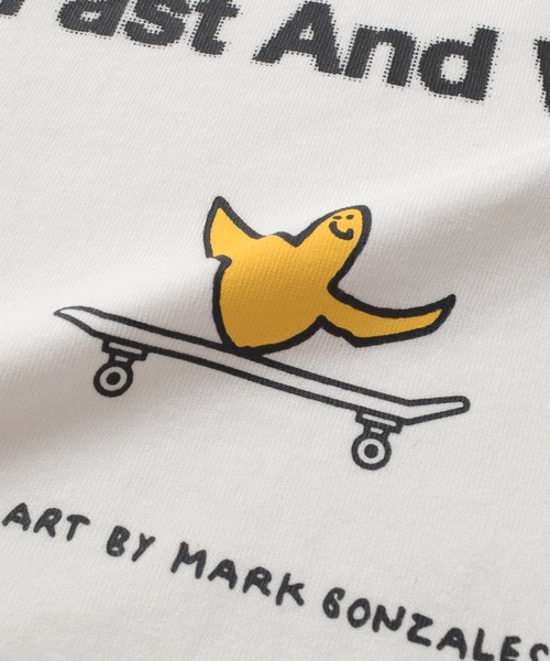 GLAZOS(グラソス)の「【(What it isNt)ART BY MARKGONZALES/ワットイットイズントマークゴンザレス】バックプリント半袖Tシャツ(Tシャツ/カットソー・キッズ・インディゴブルー/ベージュ/ホワイト・170cm/160cm/150cm/140cm)」の12枚目の写真