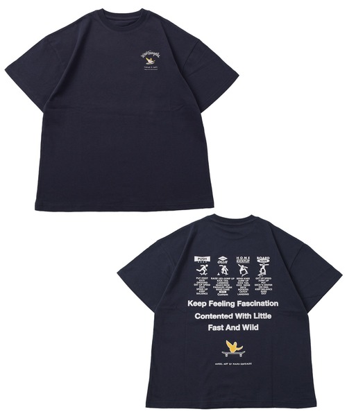 GLAZOS(グラソス)の「【(What it isNt)ART BY MARKGONZALES/ワットイットイズントマークゴンザレス】バックプリント半袖Tシャツ(Tシャツ/カットソー・キッズ・インディゴブルー/ベージュ/ホワイト・170cm/160cm/150cm/140cm)」の21枚目の写真