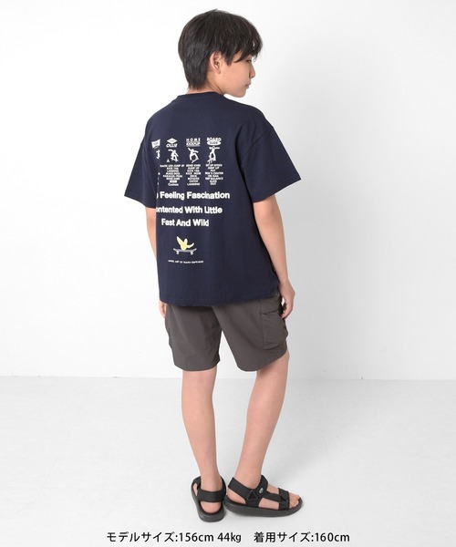 GLAZOS(グラソス)の「【(What it isNt)ART BY MARKGONZALES/ワットイットイズントマークゴンザレス】バックプリント半袖Tシャツ(Tシャツ/カットソー・キッズ・インディゴブルー/ベージュ/ホワイト・170cm/160cm/150cm/140cm)」の5枚目の写真