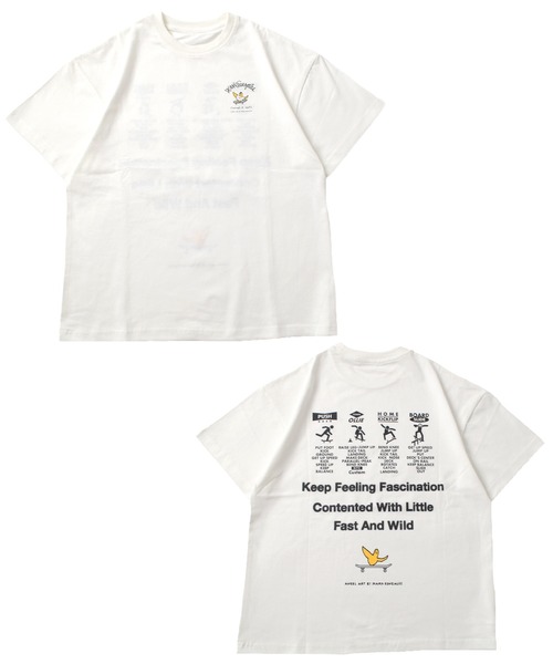 GLAZOS(グラソス)の「【(What it isNt)ART BY MARKGONZALES/ワットイットイズントマークゴンザレス】バックプリント半袖Tシャツ(Tシャツ/カットソー・キッズ・インディゴブルー/ベージュ/ホワイト・170cm/160cm/150cm/140cm)」の7枚目の写真