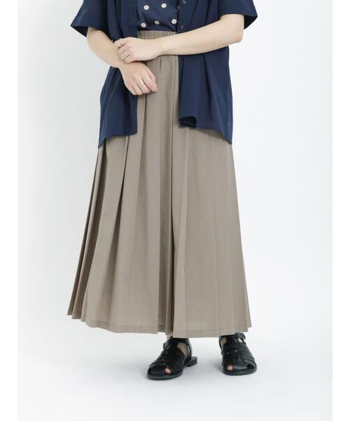 Samansa Mos2(サマンサ モスモス)の「柄アソートプリーツスカート(スカート・レディース・オフホワイト/レッド/グリーン/ベージュ/モカ・F)」の7枚目の写真