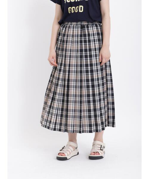 Samansa Mos2(サマンサ モスモス)の「柄アソートプリーツスカート(スカート・レディース・オフホワイト/レッド/グリーン/ベージュ/モカ・F)」の14枚目の写真