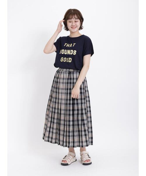 Samansa Mos2(サマンサ モスモス)の「柄アソートプリーツスカート(スカート・レディース・オフホワイト/レッド/グリーン/ベージュ/モカ・F)」の15枚目の写真