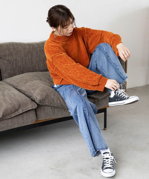 RAGEBLUE（レイジブルー）の「ボリュームスリーブ/袖ラインモール