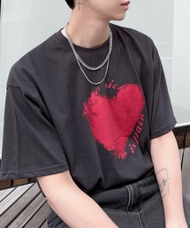 Figments | HeartビッグTシャツ(Tシャツ/カットソー)